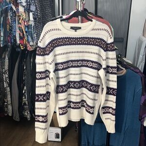 Rag & Bone Wesley Fair Isle Wool Crewneck Sweater